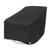 Modern Leisure Black Diamond Patio Swivel Lounge Chair Cover, Waterproof, 37.5 in. Lx39.25 in. Wx38.5 in. H, Black 3080